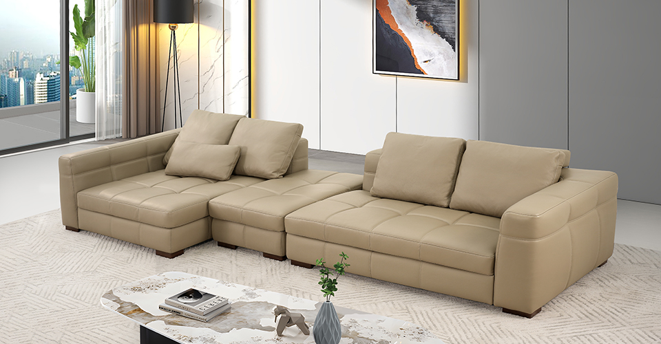 布雷泽真皮沙发