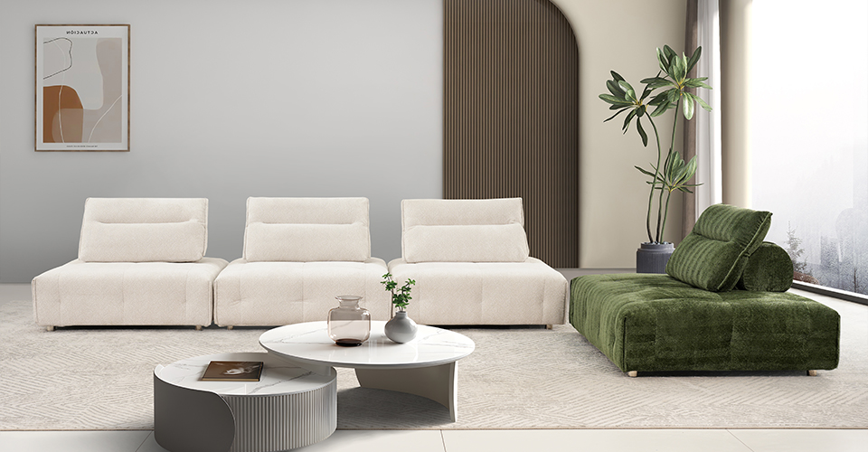 自由派布艺沙发